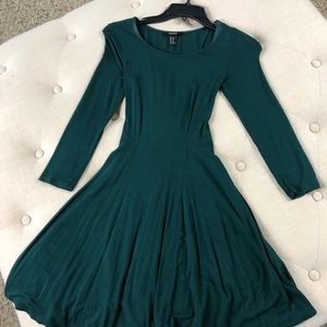 Dark green dress